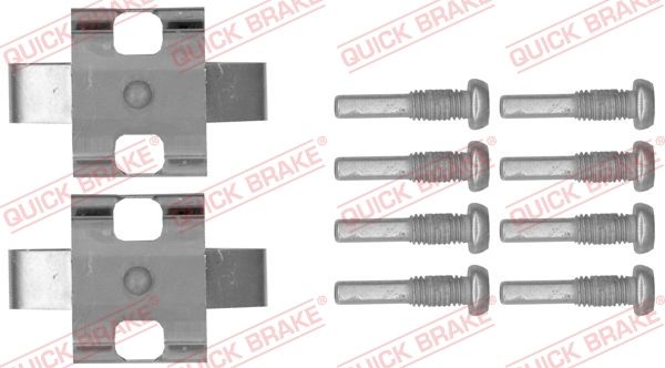 QUICK BRAKE Piederumu komplekts, Disku bremžu uzlikas 109-1802